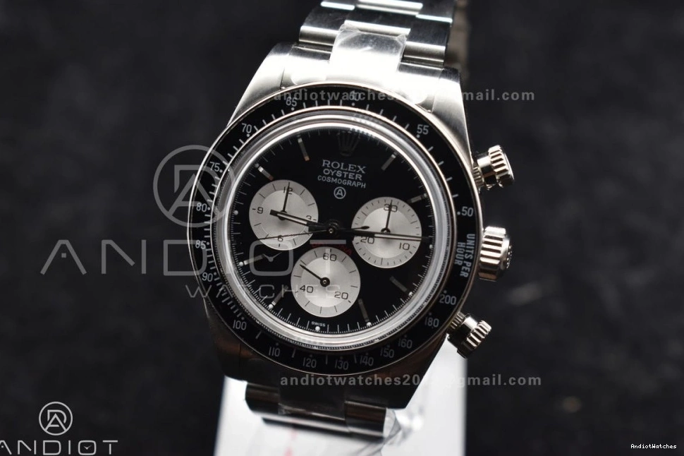 Bracelet 825 Comfortable on Black Daytona SS Best SS White A Edition Dial ADGF 0830